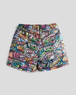 Toddlers' Boom Elastic Waist Shorts