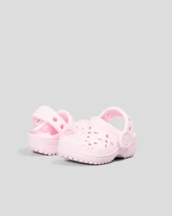 Toddlers' Classic Floral Cut Out Clog