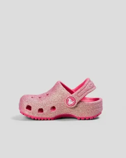 Toddlers' Classic Glitter Clogs