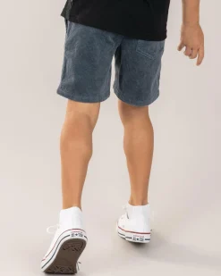 Toddlers' Cord Elastic Waist Shorts