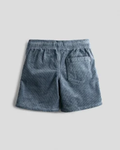 Toddlers' Cord Elastic Waist Shorts
