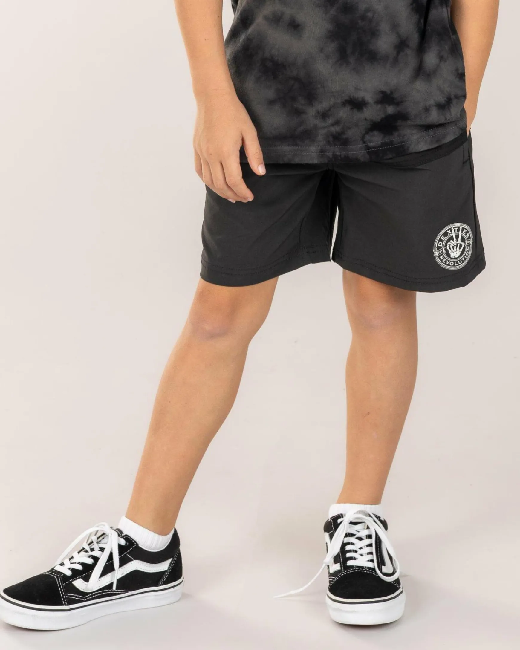 Toddlers' Fissure Elastic Waist Shorts