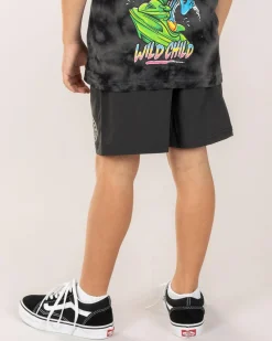 Toddlers' Fissure Elastic Waist Shorts