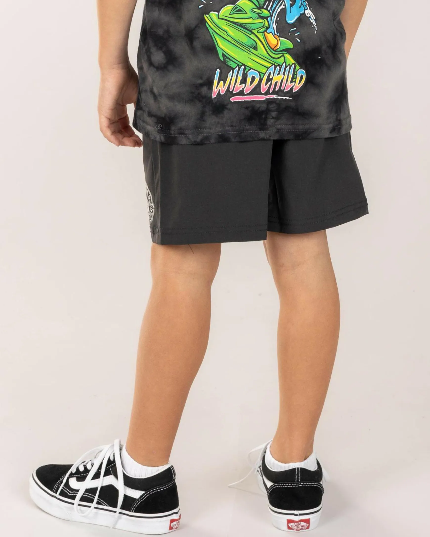 Toddlers' Fissure Elastic Waist Shorts