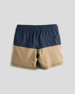 Toddlers' Fissure Elastic Waist Shorts