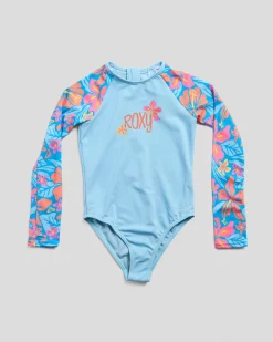 Toddlers' Hibiscus Hugs Long Sleeve Surfsuit