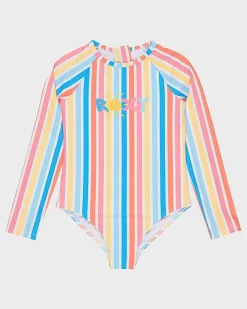 Toddlers' Holy Stripe Long Sleeve Surfsuit