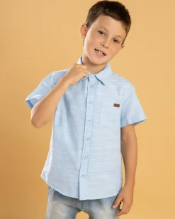Toddlers' Integral Short Sleeve Shirt