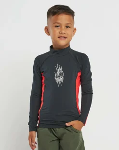 Toddlers' Jimmy Contrast Long Sleeve Rash Vest