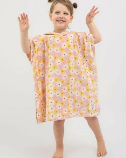 Toddlers' Little Daisy Hoodie Towel