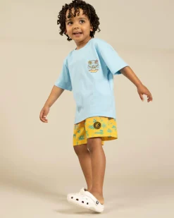 Toddlers' Mystify Elastic Waist Shorts