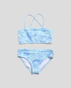 Toddlers' Oceanic Rib Bikini Set