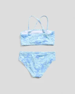 Toddlers' Oceanic Rib Bikini Set
