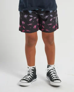 Toddlers' Prehistoric Elastic Waist Shorts