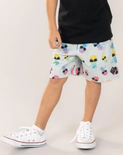 Toddlers' Scene Elastic Waist Shorts