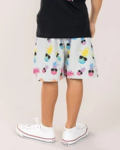 Toddlers' Scene Elastic Waist Shorts