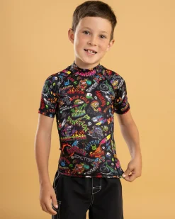 Toddlers' Shrill Short Sleeve Rash Vest