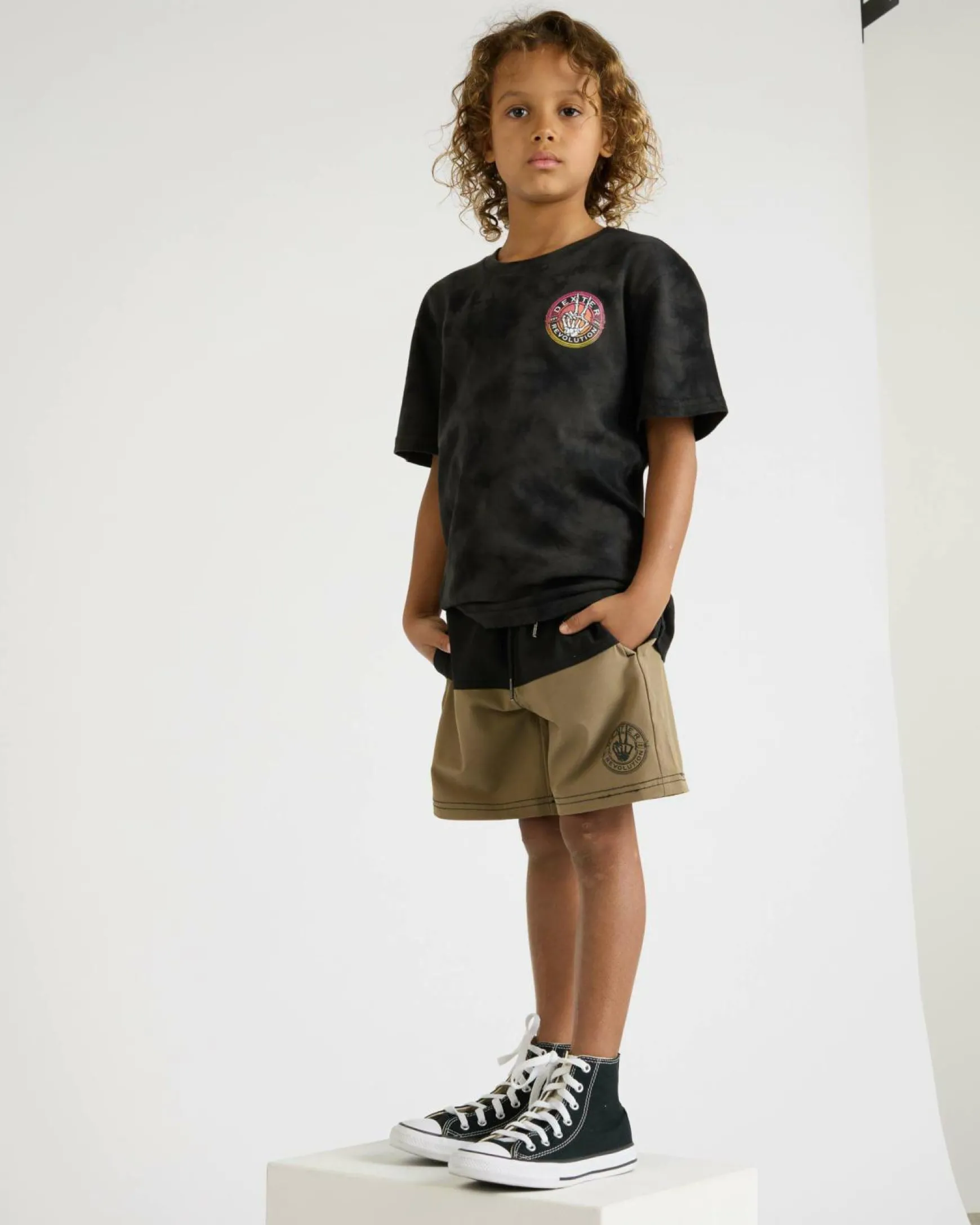 Toddlers' Split Elastic Waist Shorts