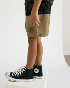 Toddlers' Split Elastic Waist Shorts