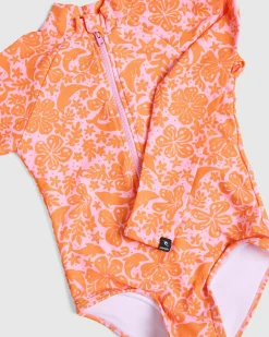 Toddlers' Sun and Swells Long Sleeve Surfsuit