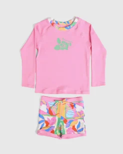 Toddlers' Sun Shift Rash Vest Set
