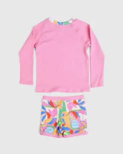 Toddlers' Sun Shift Rash Vest Set