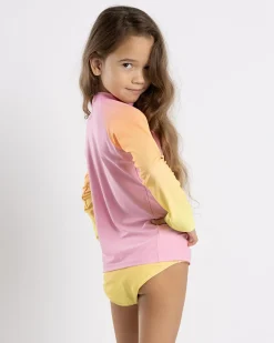 Toddlers' Sun UPF Long Sleeve Rash Vest Set