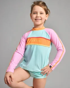Toddlers' Surf Revival Long Sleeve Rash Vest Set