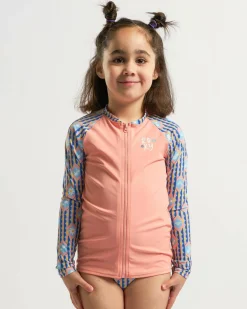 Toddlers' Tiles Long Sleeve Rash Vest Set