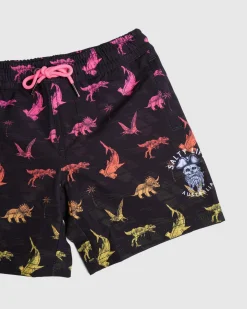 Toddlers Triassic Elastic Waist Shorts