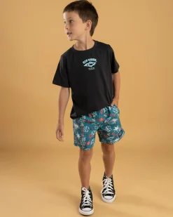 Toddler's Wave Dayz Volley Board Shorts