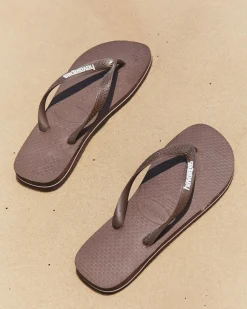 Top Rubber Logo Thongs