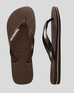 Top Rubber Logo Thongs