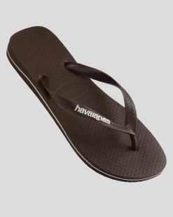 Top Rubber Logo Thongs