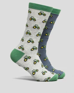 Tractor Row Fashion Socks Crew 2 Pack