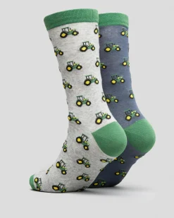 Tractor Row Fashion Socks Crew 2 Pack