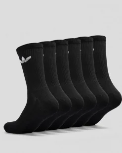 Trefoil Crew Socks 6 Pack
