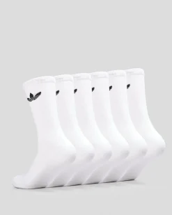 Trefoil Crew Socks 6 Pack