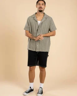 Vacancy Stripe Short Sleeve Shirt