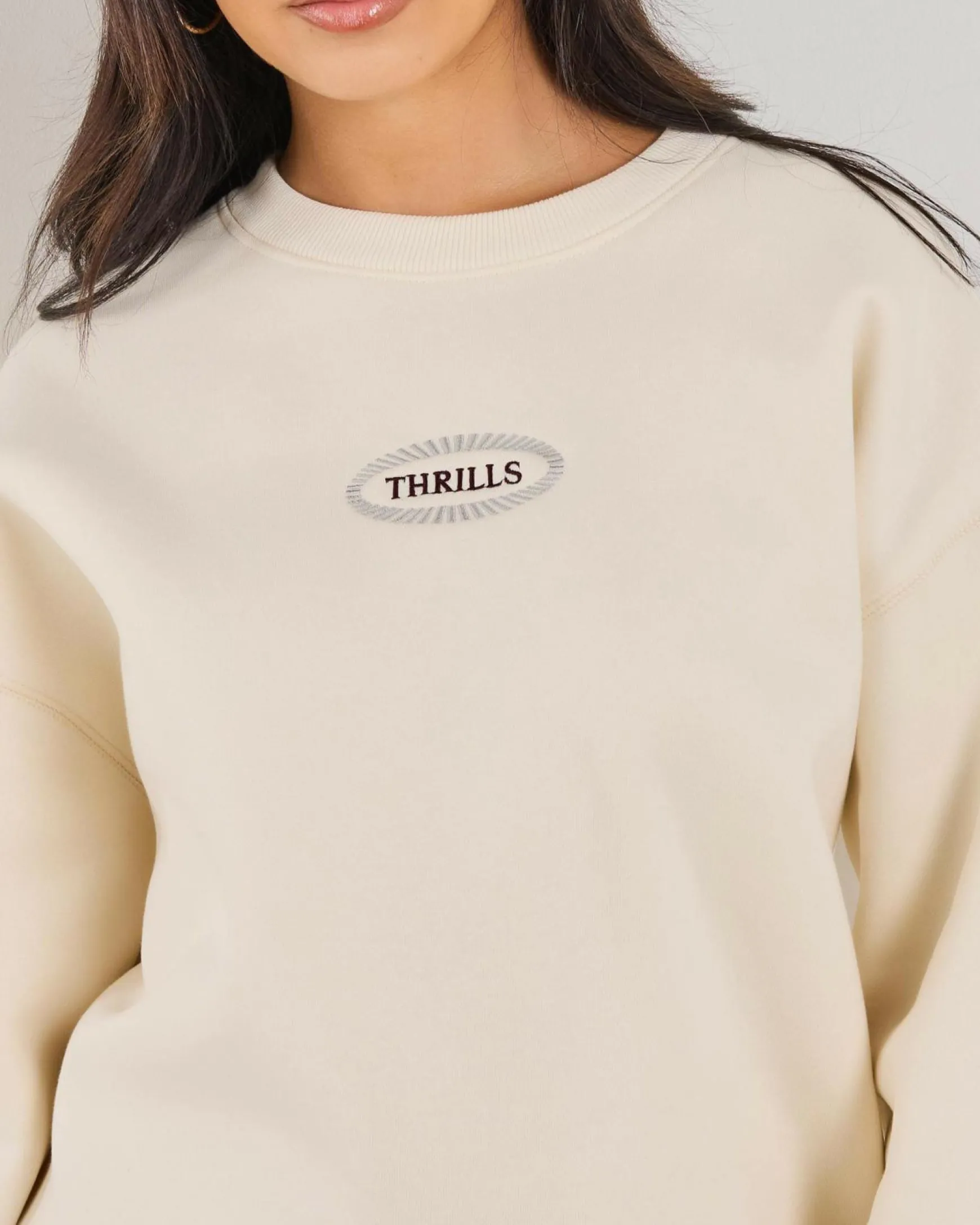 Vanished Slouch Crew Sweatshirt