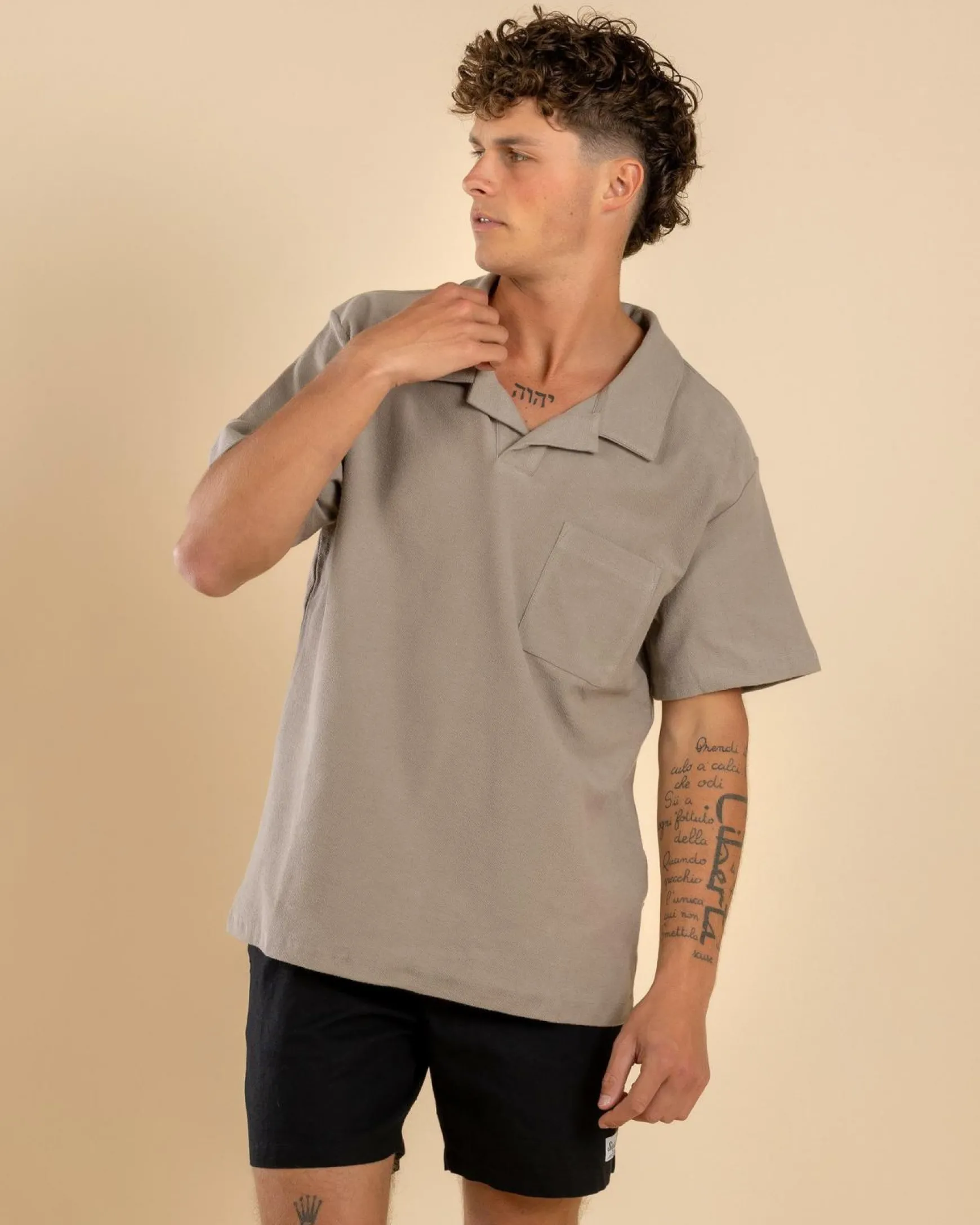 Vintage Terry Polo Shirt