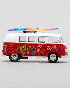 VW Kombi With Surfboard