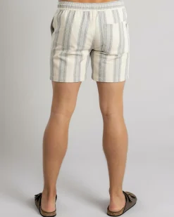 Waffle Elastic Waist Shorts