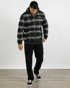 Warped Zip Thru Hooded Jacket