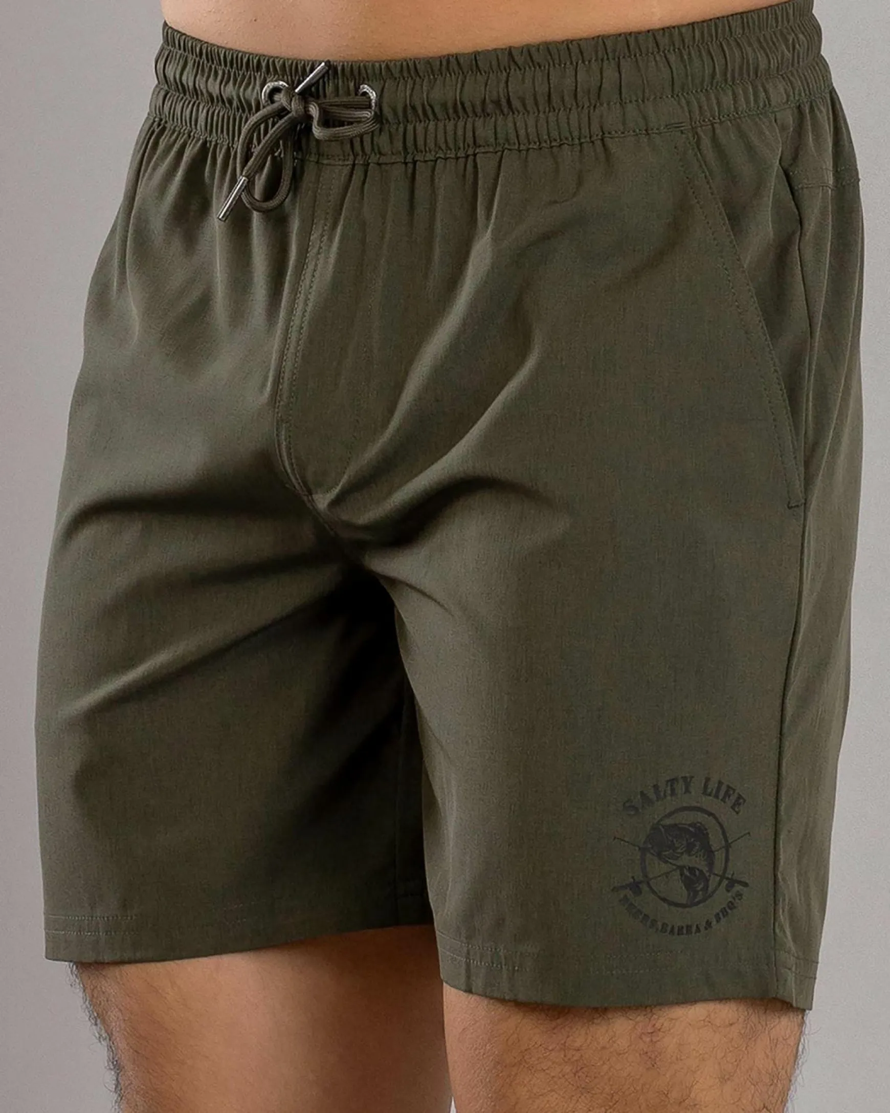 Whirlwind Elastic Waist Shorts