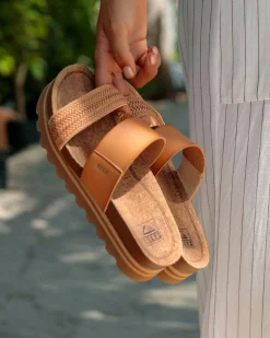 Womens Cushion Vista Hi Slide Sandals