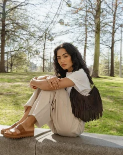 Womens Cushion Vista Hi Slide Sandals