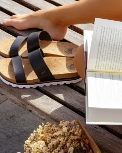 Womens Cushion Vista Hi Slide Sandals