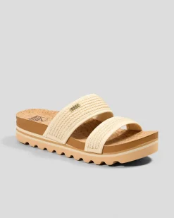 Womens Cushion Vista Hi Slide Sandals