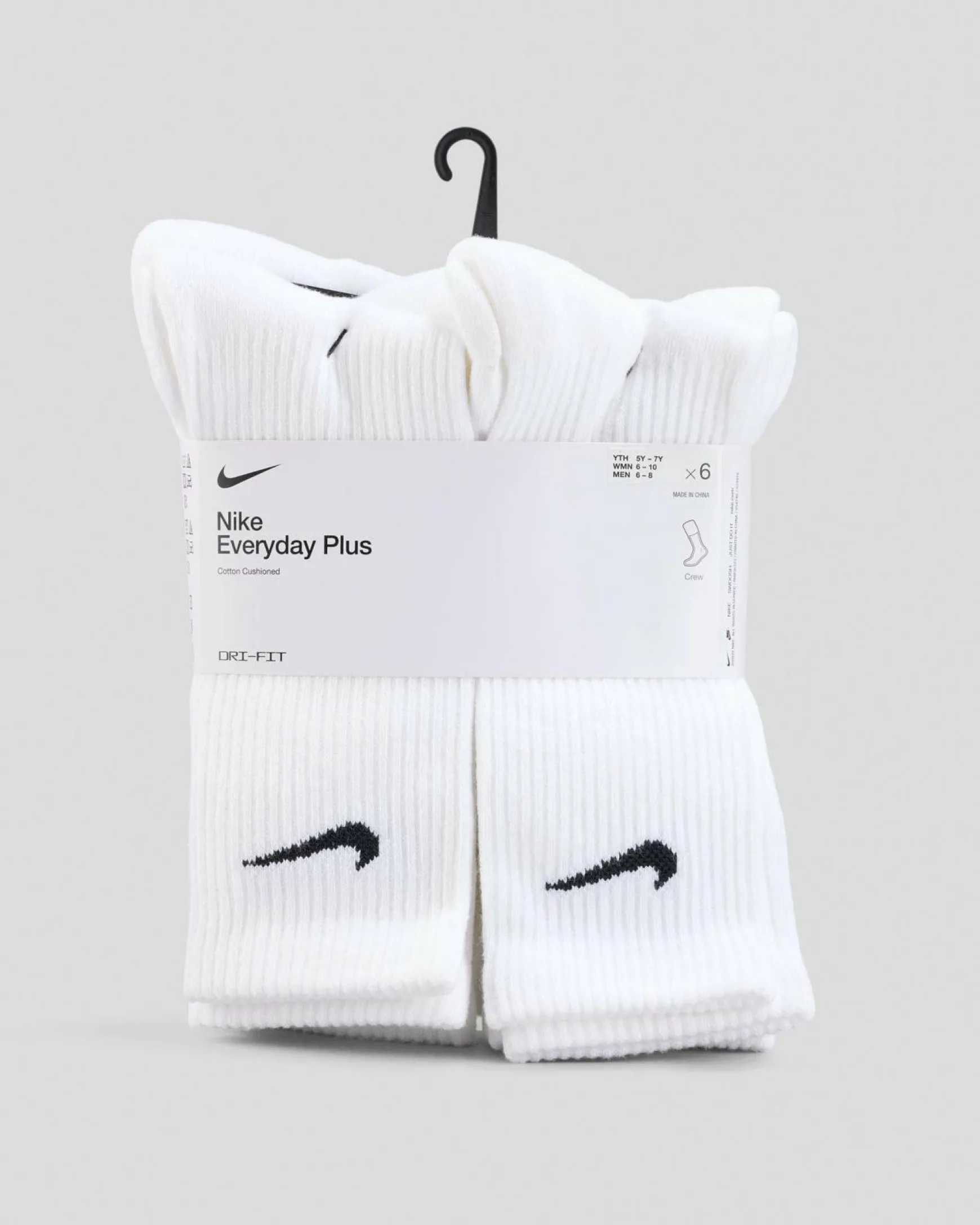 Women's Everyday Plus Cushioned Training Crew Sock Pack